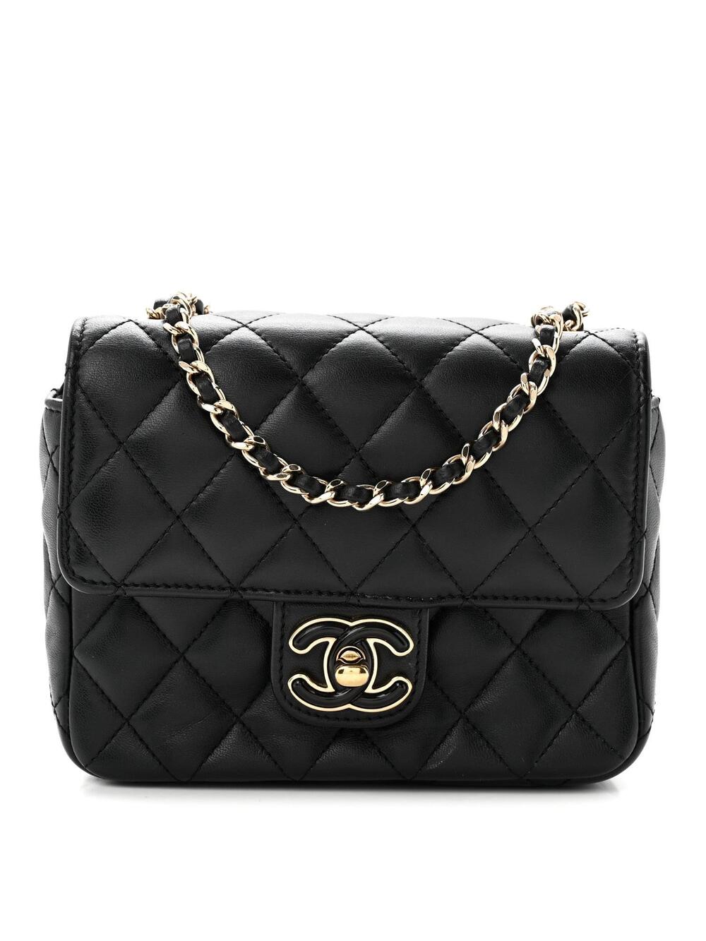 Chanel Lambskin Resin Quilted Mini #369646C38B